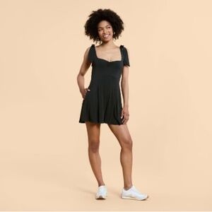 Blogilates - Women’s Sweatheart Romper Jet Black Size small